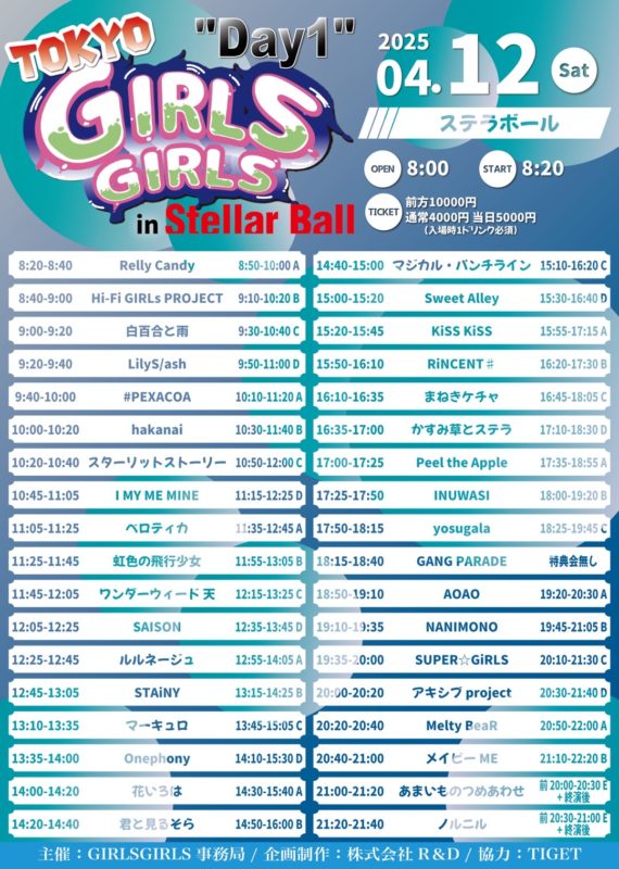 TOKYO GIRLS GIRLS Day1 TT