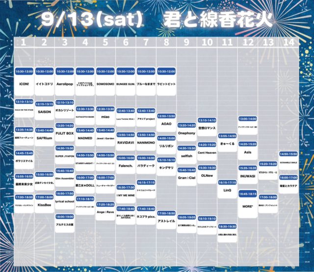 SPARK 2025 in MAKUHARI 線香花火